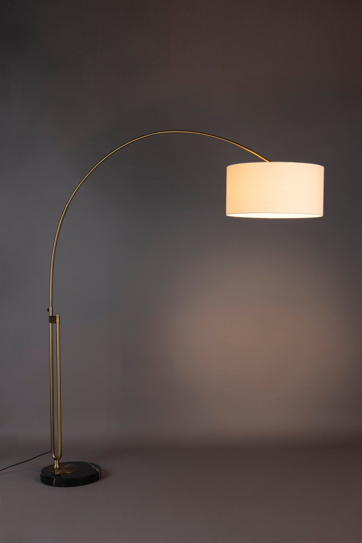Dutchbone Archie vloerlamp Wit en Goud