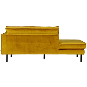 WOOOD Rodeo daybed rechts velvet Okergeel