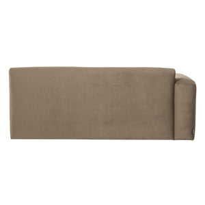 WOOOD Mojo Base 2-zits bank arm links velvet Khaki