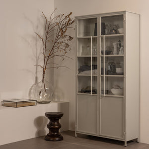 WOOOD Exhibit vitrinekast XL 2-deurs Zand