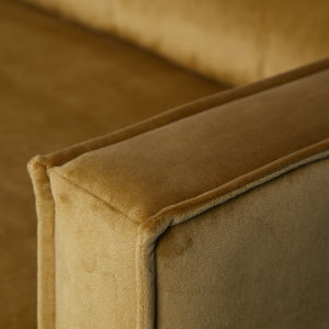 WOOOD Rodeo daybed rechts velvet Okergeel