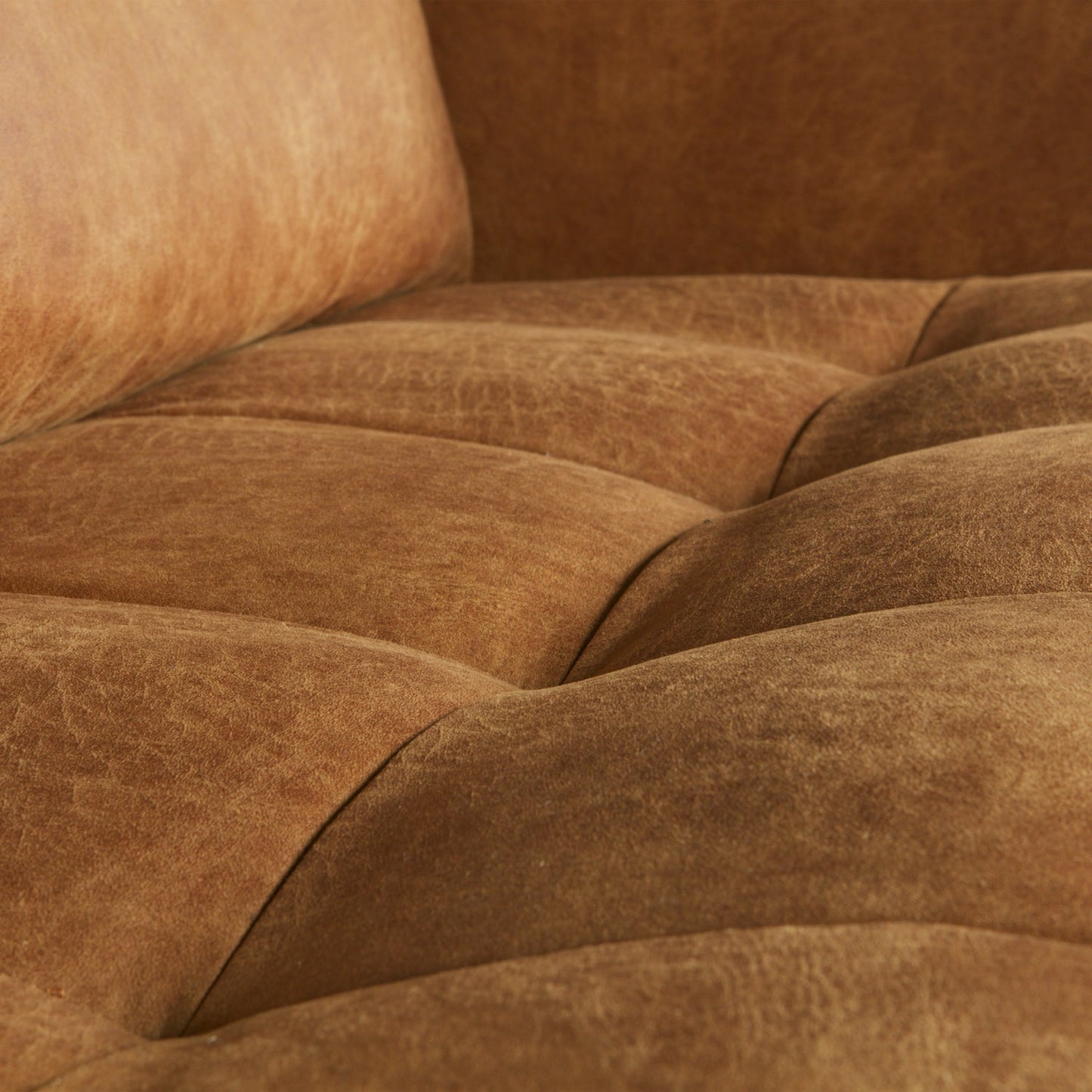 WOOOD Rodeo Classic 3-zits bank eco-leer Cognac