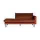 WOOOD Rodeo daybed rechts velvet Roest