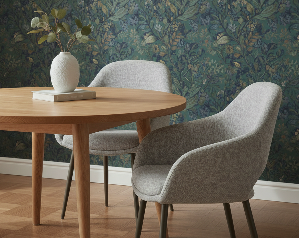 HelloChair HC32 Benito eetkamerstoel Guard Eucalyptus vierpoot zwart