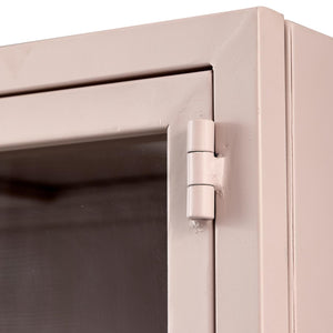 WOOOD Ronja vitrinekast metaal Soft Pink