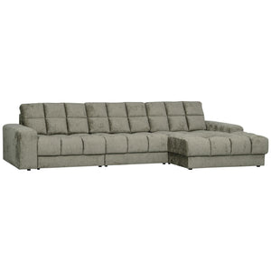 WOOOD Second Date chaise longue bank rechts structure velvet Frost