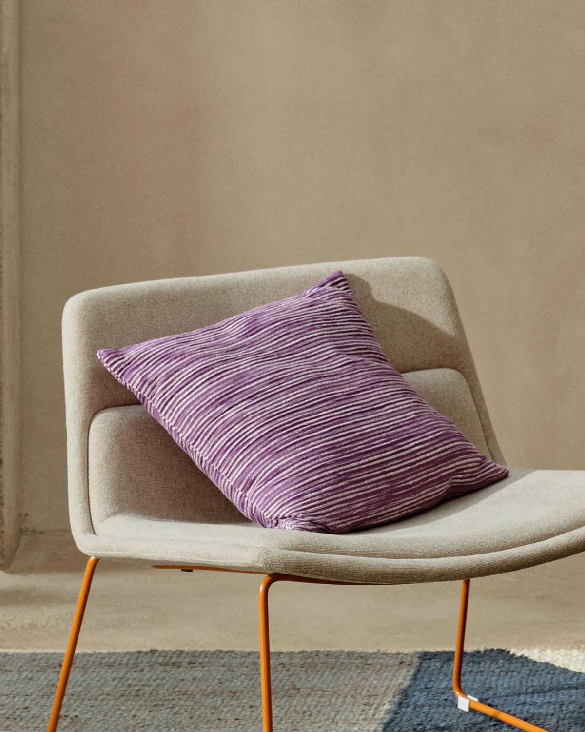 Kave Home Zahara fauteuil Beige/Terracotta