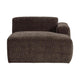 WOOOD Mojo Base chaise longue bank arm rechts rib Bruin