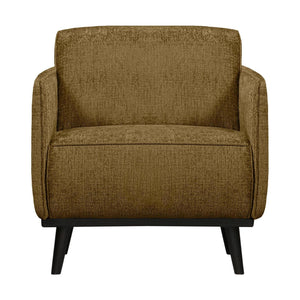WOOOD Statement fauteuil met arm Structure Velvet Brass