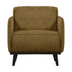WOOOD Statement fauteuil met arm Structure Velvet Brass