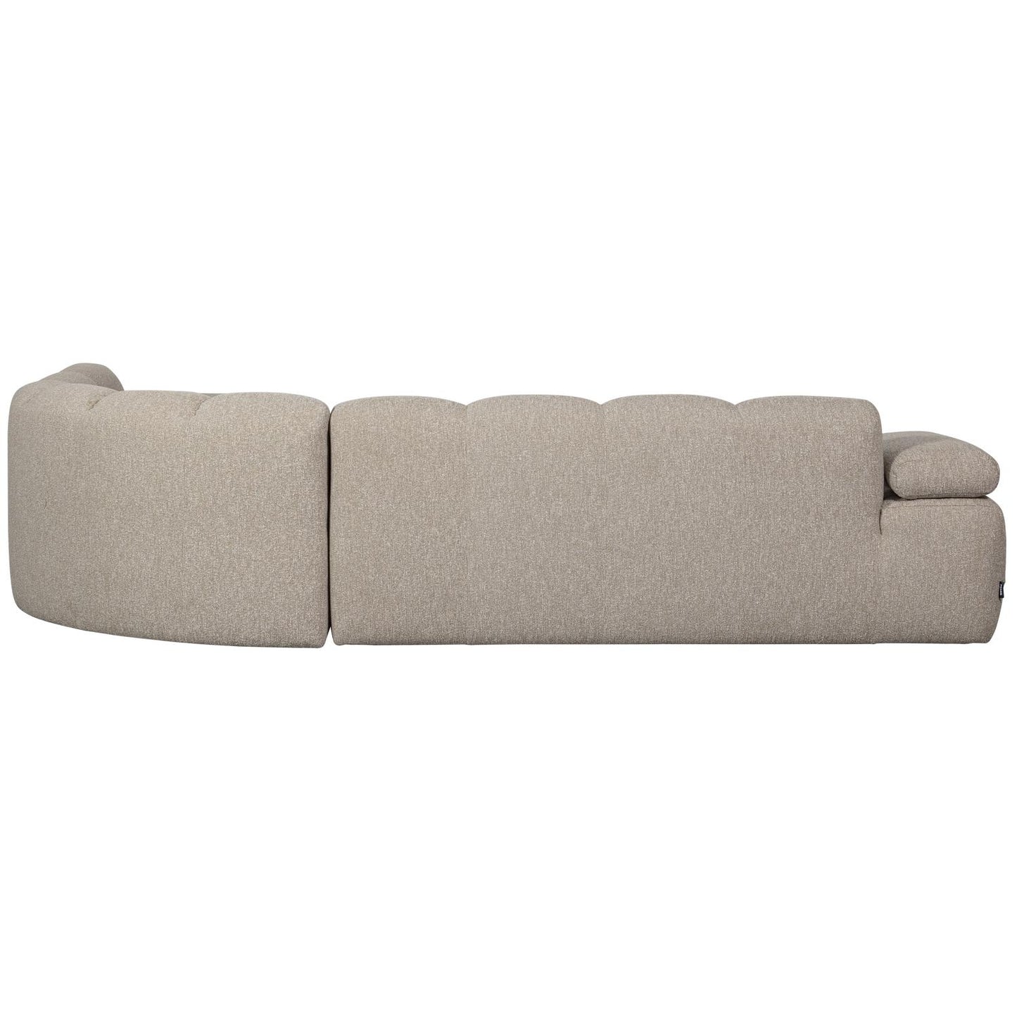 WOOOD Mojo hoekbank rechts bouclé Beige Melange