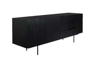 Zuiver Travis dressoir zwart eiken