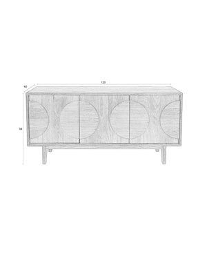 Zuiver Groove dressoir 3 Naturel