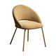 Kave Home Bonali eetkamerstoel chenille Mustard