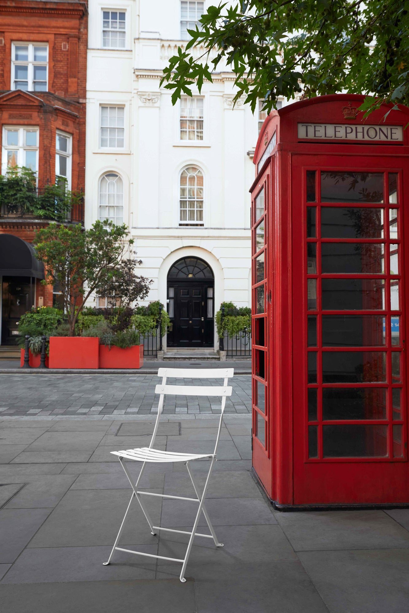 Fermob Bistro tuinstoel staal Black cherry