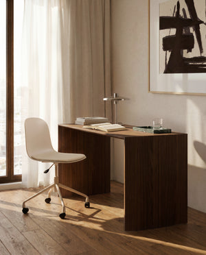 Kave Home Debari bureaustoel chenille Beige