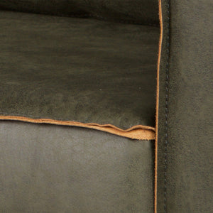 WOOOD Rodeo fauteuil eco-leer Army