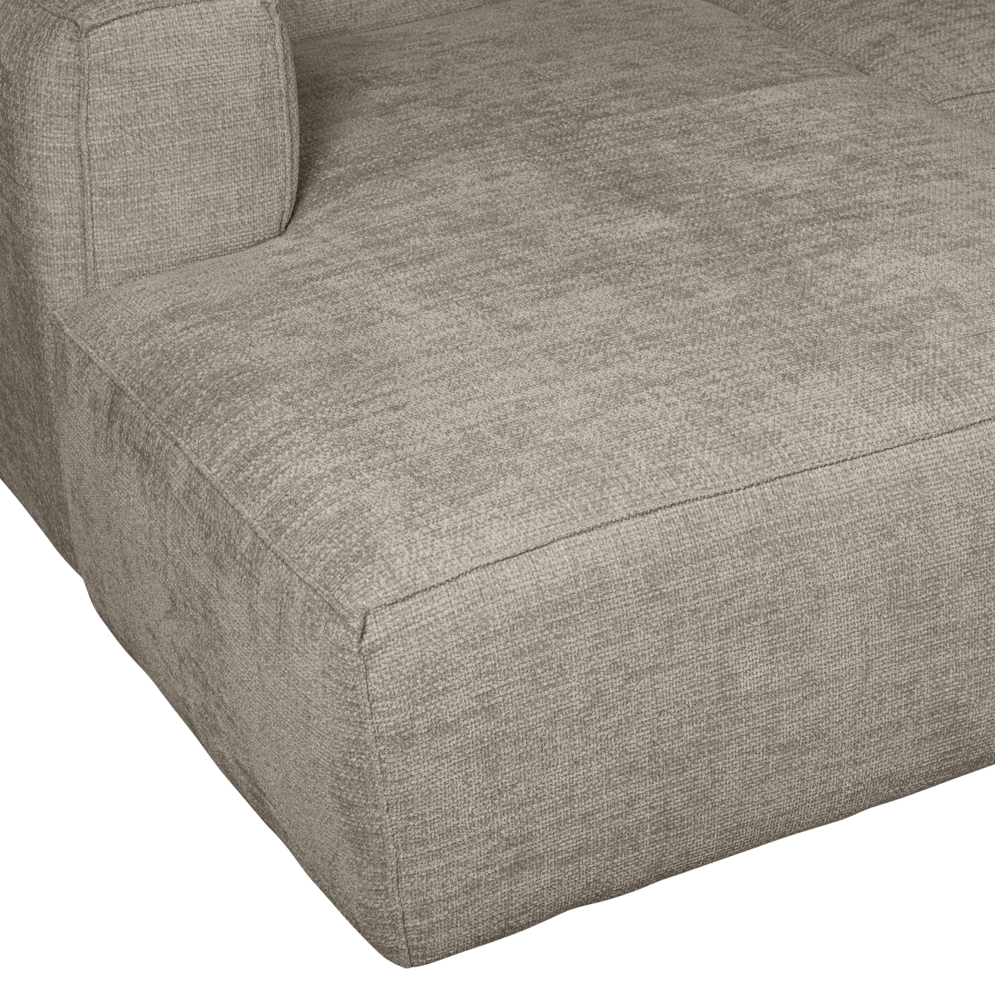 WOOOD Bean chaise longue bank links Grove Melange Travertin