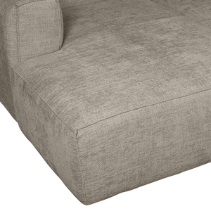 WOOOD Bean chaise longue bank links Grove Melange Travertin