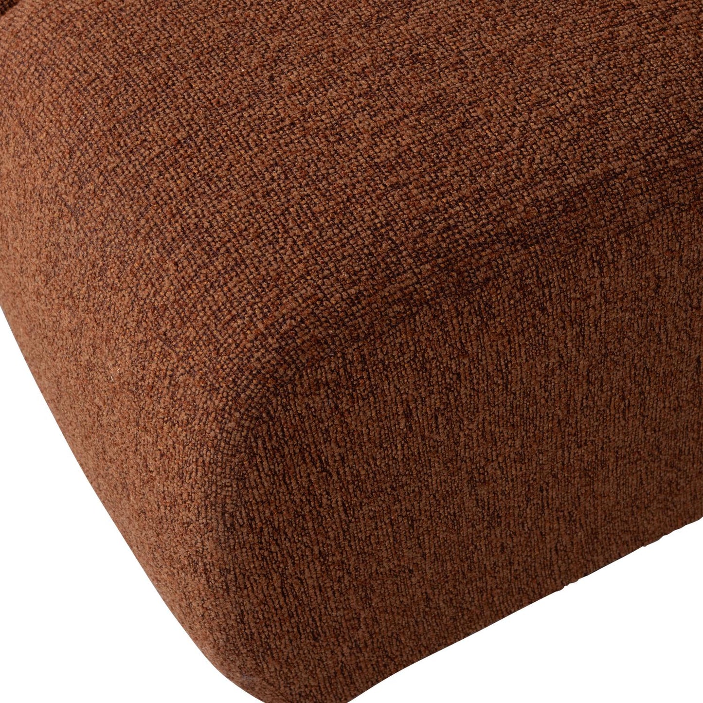 WOOOD Mojo 1-zits bank bouclé Roestbruin Melange