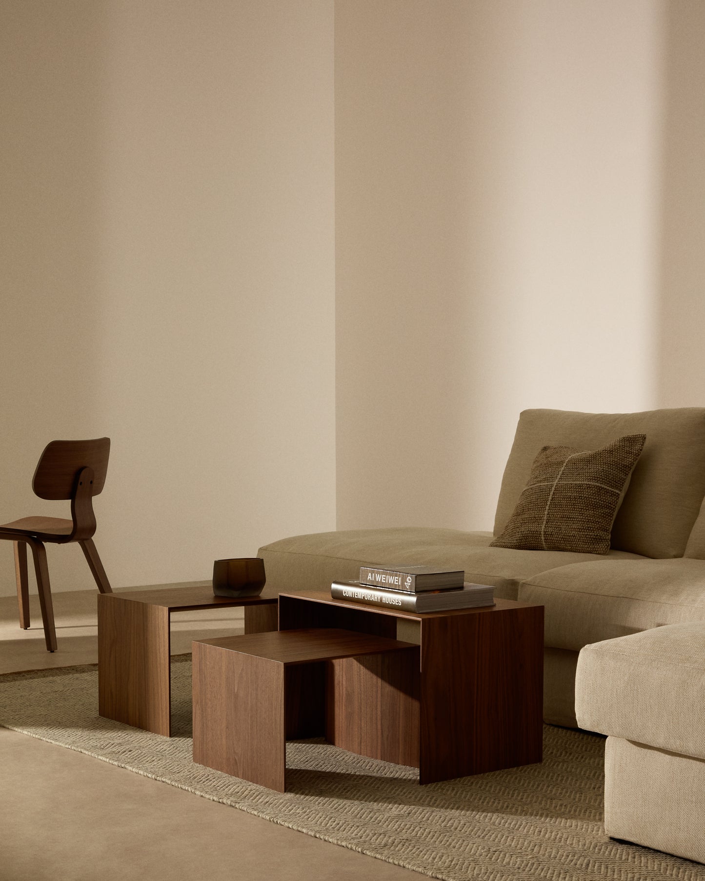 Kave Home Litto bijzettafel set van 3 Brown