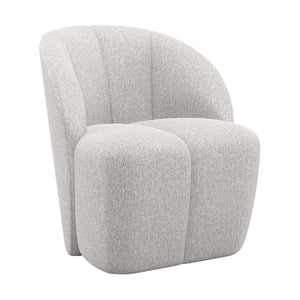 WOOOD Mojo draaifauteuil bouclé ecru melange