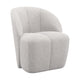 WOOOD Mojo draaifauteuil bouclé ecru melange