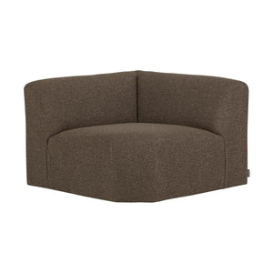 WOOOD Mojo Base bank hoekelement recht bouclé Bruin Melange