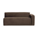 WOOOD Mojo Base 2-zits bank arm rechts velvet Bruin