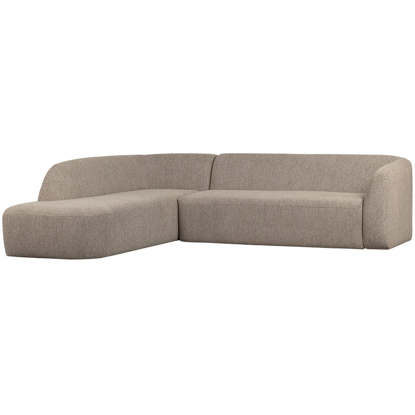 WOOOD Sloping hoekbank links Naturel Melange