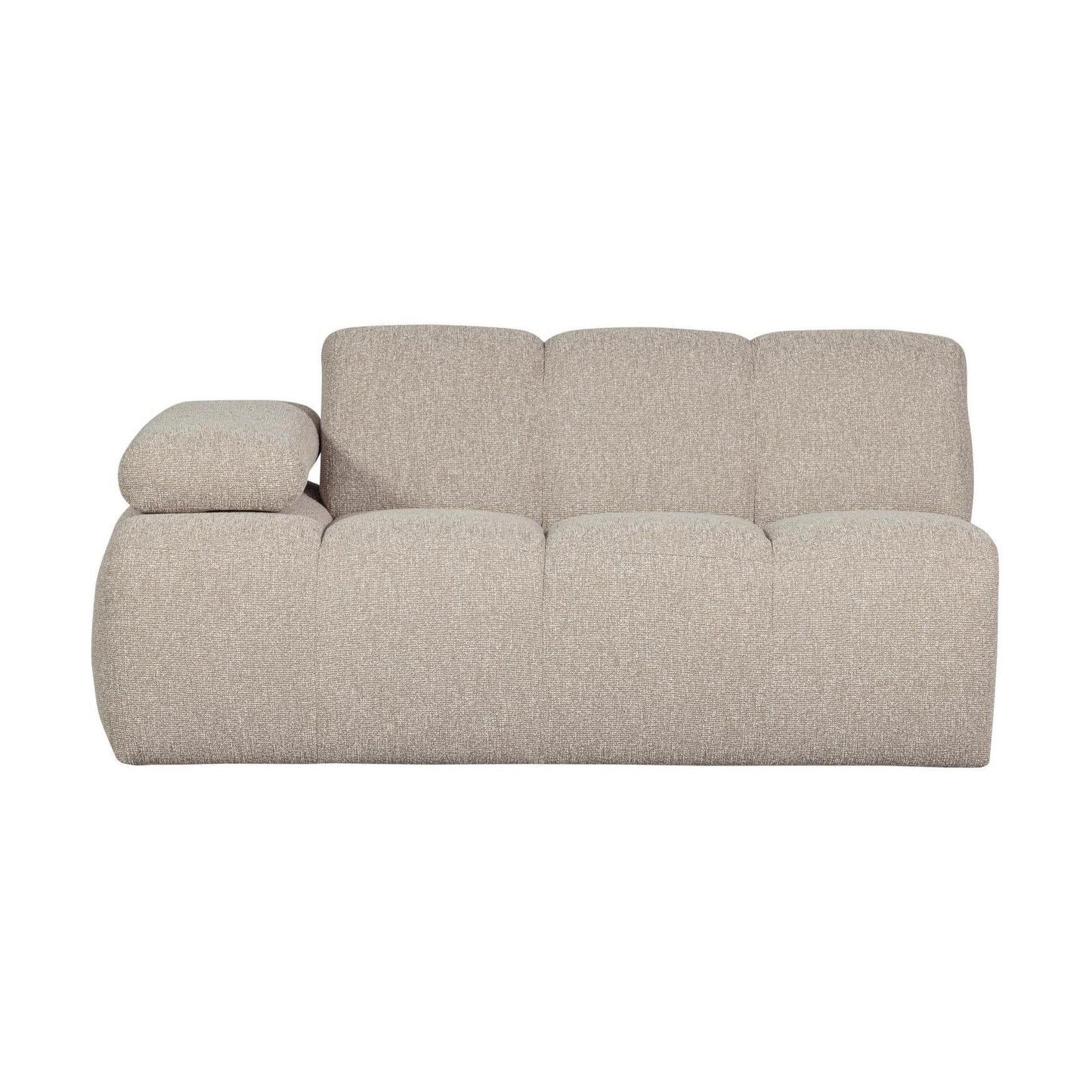 WOOOD Mojo 1,5-zits bank arm links bouclé Beige
