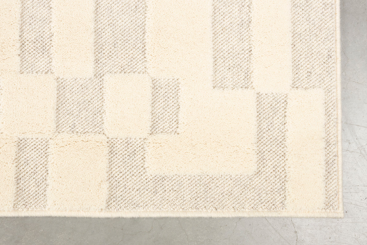 Zuiver Bricks vloerkleed 160x230 cm Beige