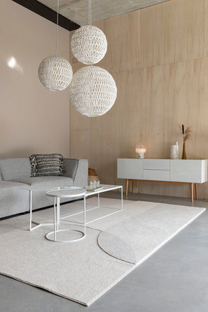 Zuiver Dream vloerkleed 200x300 cm Natural/Grey
