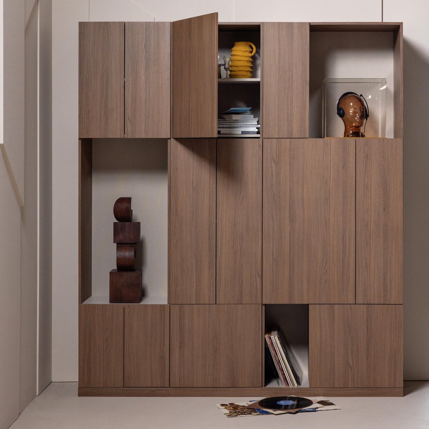 WOOOD Build opbergkast 80 cm Bruin