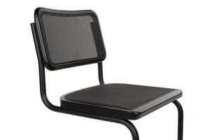 Dutchbone Carree eetkamerstoel Zwart