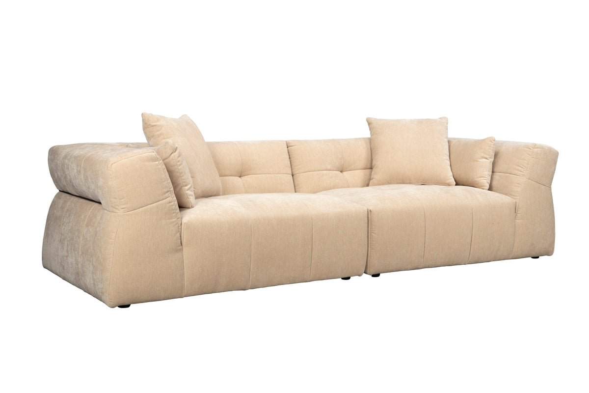 Dutchbone Hodge 4,5-zitsbank Beige