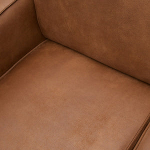 WOOOD Statement hoekbank links Ecoleer Cognac