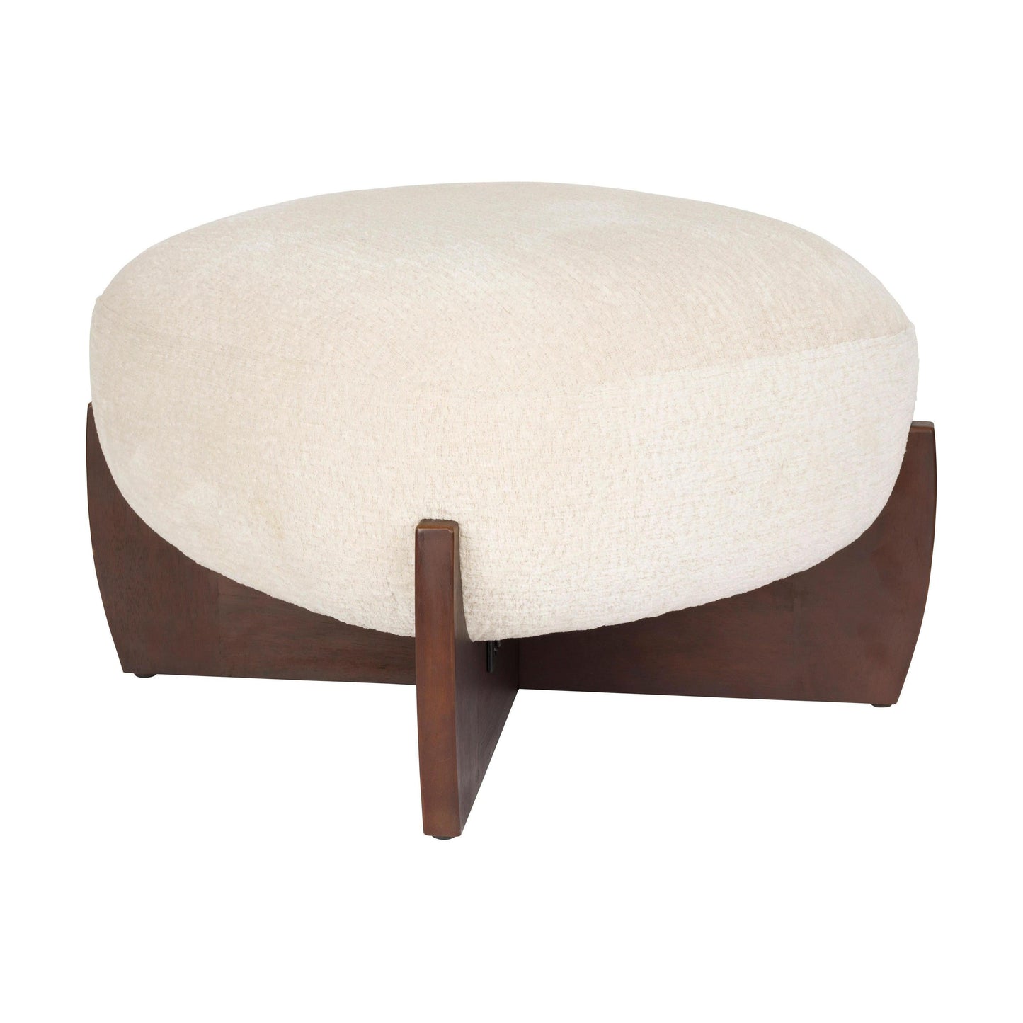 Dutchbone Emilius poef Beige