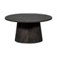 WOOOD Maan salontafel Ø80 cm Donkerbruin