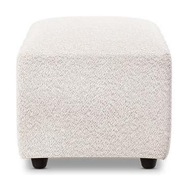 HKliving Jax hocker small Boucle Cream