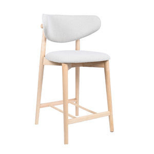 HelloChair HC209 Elda barkruk H65 Brema Naturel poot essen naturel