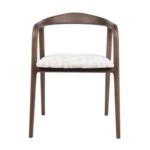 HelloChair HC116 Esby eetkamerstoel met arm beuken weatherd Rural Cream
