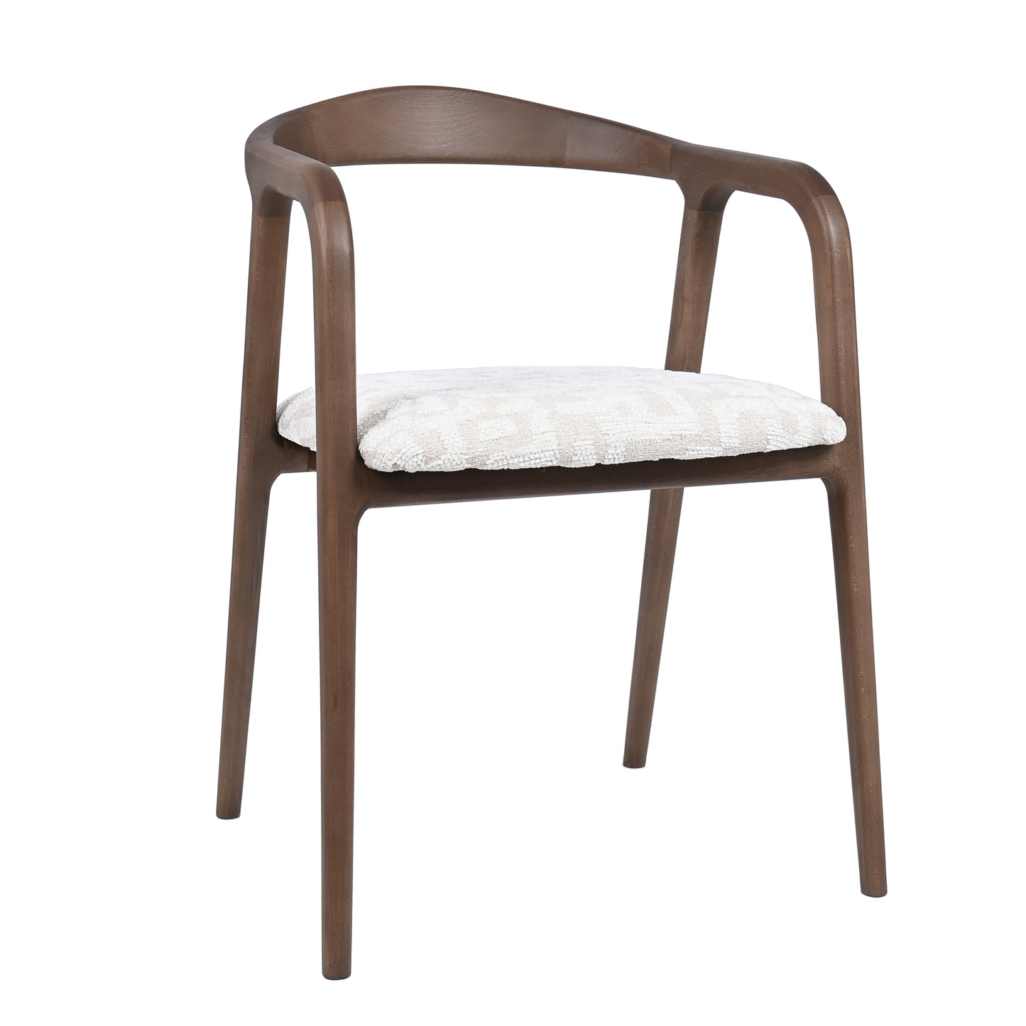 HelloChair HC116 Esby eetkamerstoel met arm beuken weatherd Rural Cream