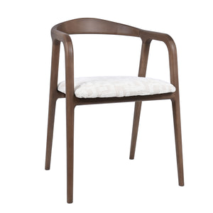 HelloChair HC116 Esby eetkamerstoel met arm beuken weatherd Rural Cream