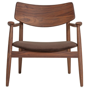 WOOOD Bask fauteuil Walnoot