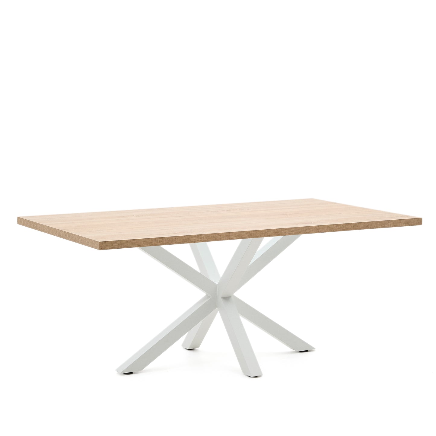 Kave Home Argo eettafel rechthoek 200x100 cm Natural/White