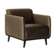 WOOOD Statement fauteuil met arm Velvet Taupe