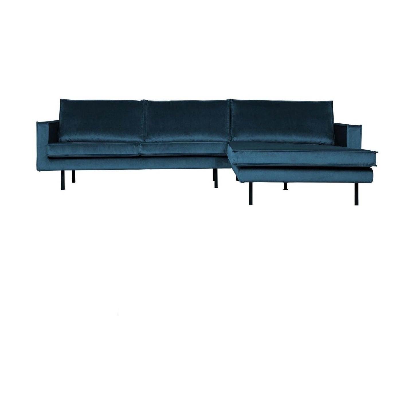 WOOOD Rodeo bank chaise longue rechts Blauw