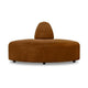 HKliving Jax bank angle Royal Velvet Caramel