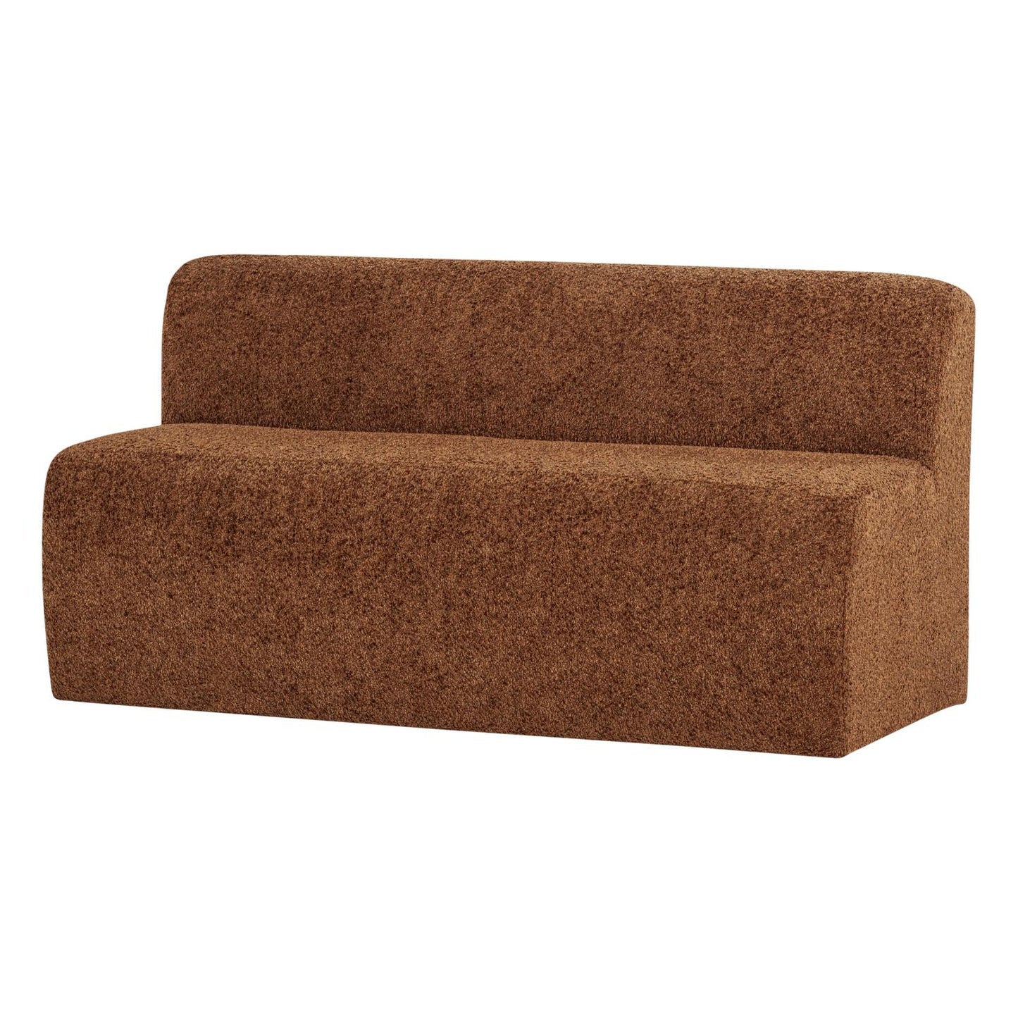 WOOOD Mojo Base eetkamerbank 164 cm wollig Roestbruin